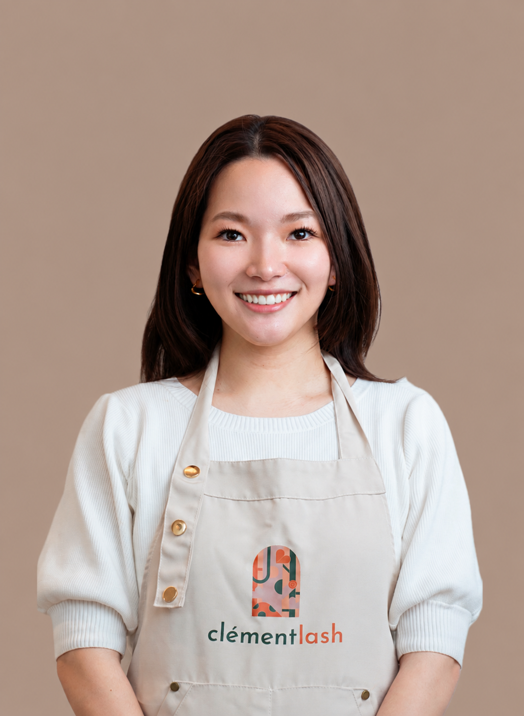 Portrait of Emi Tsuchimoto, Clement Lash senior stylist.